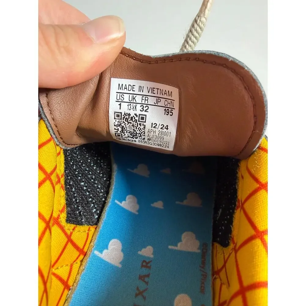 Adidas Toy Story Sambas Sneakers Lace Up Woody Size 1Y